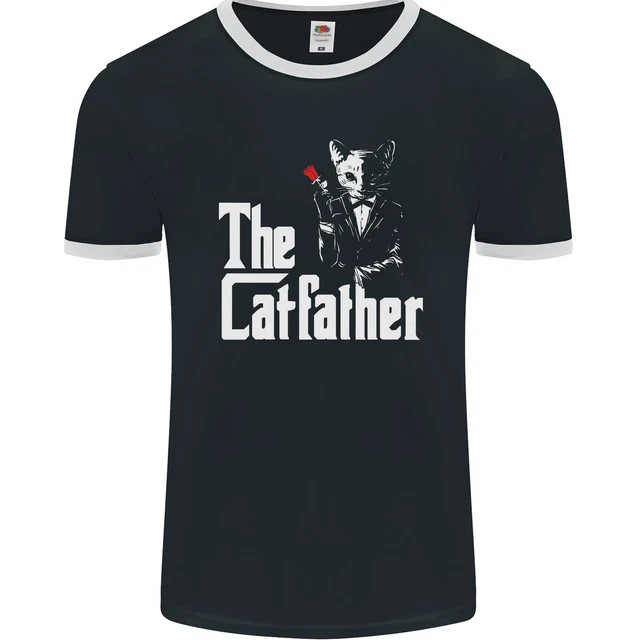 The Cat Father Parody Kitten Lover Animal Mens Ringer T-Shirt FotL