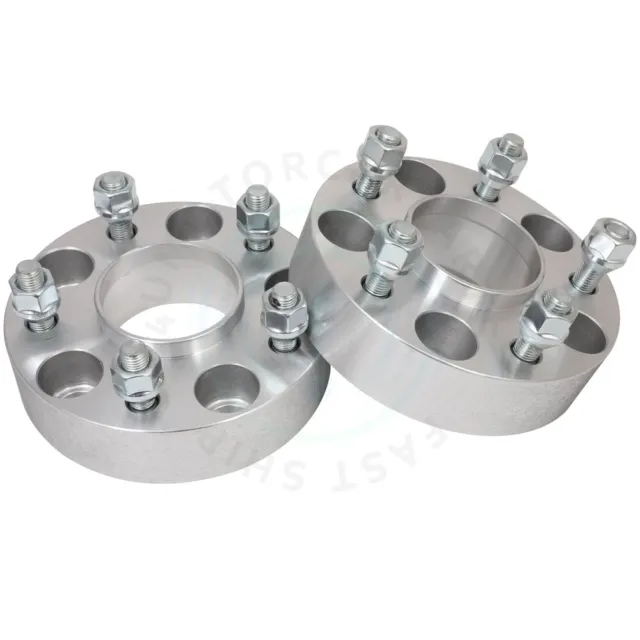 2Pcs Wheel Spacers Adapters 1.5" Hubcentric 5x4.75 For Chevy S10 GMC Pontiac