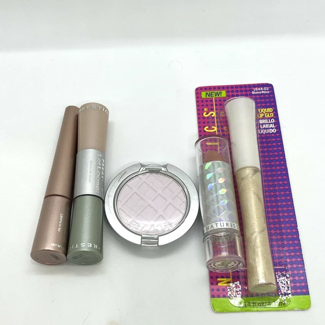 Mixed Lot of 5 Makeup Prestige Eye Shadow shimmer Naturistics lip gloss stick