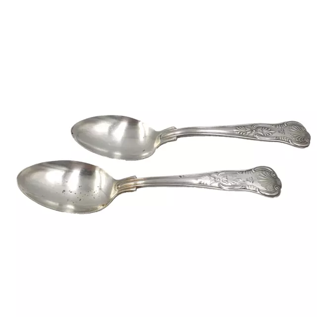 2 Spoons Antique Vintage Dessert Tea REED & BURTON Fairmont Hotel Silver Plate 2