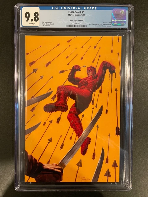 DAREDEVIL #1 CGC 9.8 **E.M. GIST Exclusive VIRGIN VARIANT** Marvel Comics NM