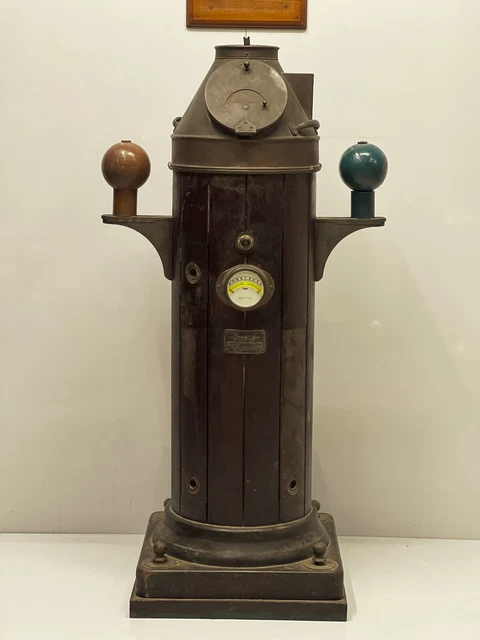 SESTREL Antique Old Reclaimed Nautical Vintage Wooden Binnacle Boat Compass