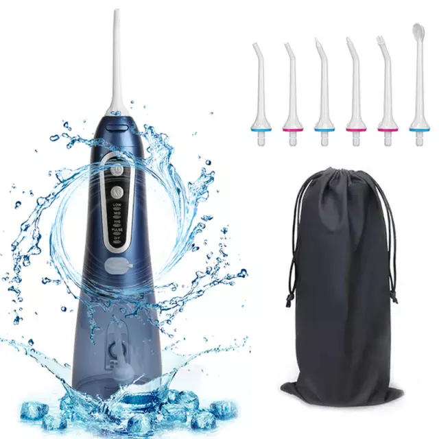 Oral Irrigator USB Rechargeable Water Flosser Portable Dental Water Jet 300ML Wa