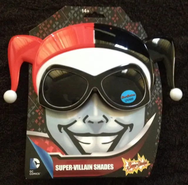 SUNSTACHES DC COMICS HARLEY QUINN SUNGLASSES UV400 Super-Villain SHADES ...