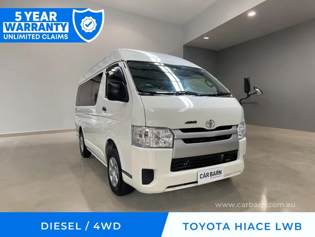 2016 Toyota HiAce High Roof LWB 4WD Diesel Auto, 5-Year Warranty!