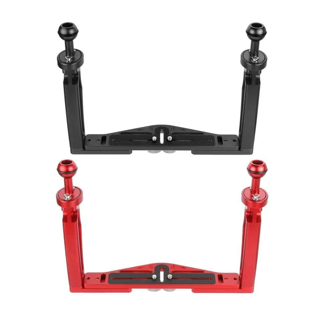 Double Handle Aluminum Stabilizer Underwater Camera Diving