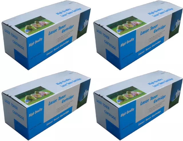 Printer Toner Cartridge 4 Pack/Set For Samsung Clx9201/Na, Clx9251/Na, Clx9301 3