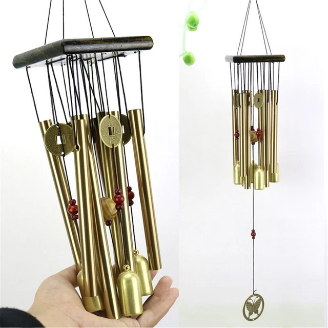 Carillons éoliens Pendentif Windchimie Cloches de cuivre Ornement suspendu
