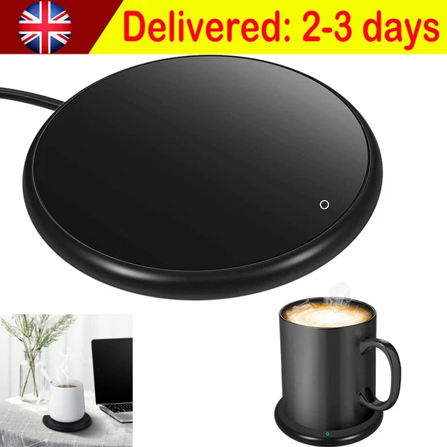 Heater USB heating Coaster Tea Coffee Mug Warmer Home Office Cup Mat Pad UK
