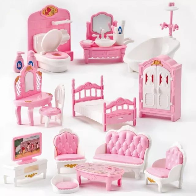Couch Set Dollhouse Furniture Doll House Accessories Miniatures Furniture