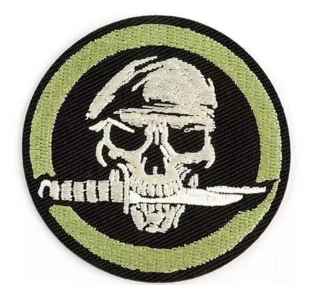 Patch Ecusson Militaire Tete De Mort Beret Legion Special Force Thermocollant