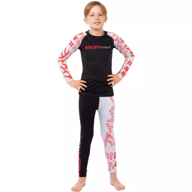 Tatami Fightwear Kid's Uncover Grappling Spats - Black