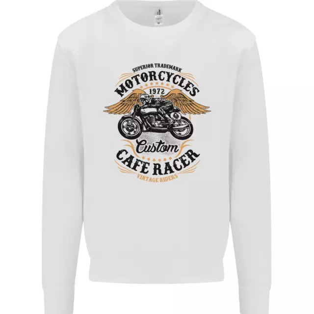 Felpa Maglione Biker Personalizzata Cafe Racer Moto da Uomo 2