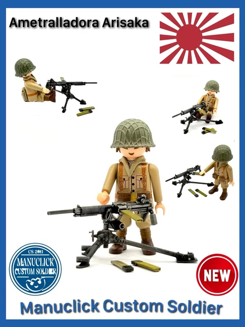 Playmobil Ritter PLAYMOBIL CHICA SOLDADO CUSTOM WW2 EJERCITO RUSO SEGUNDA GUERRA MUNDIAL SOVIET E Play Mobil