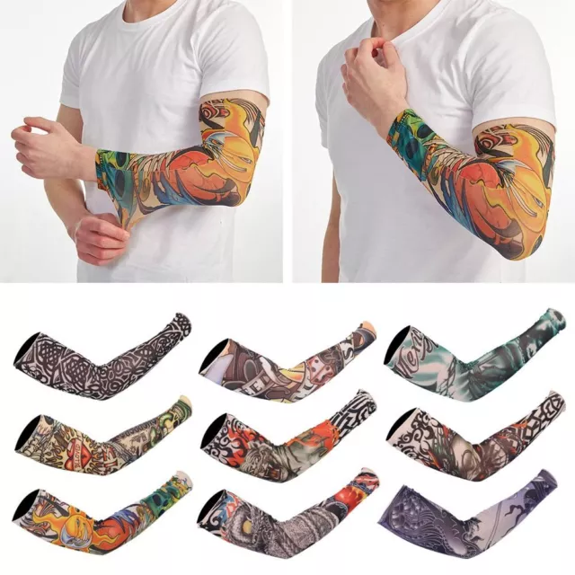 Elastic Arm Cover Unisex Ice Cuff Summer Cooling Flower Arm Sleeves  Outdoors