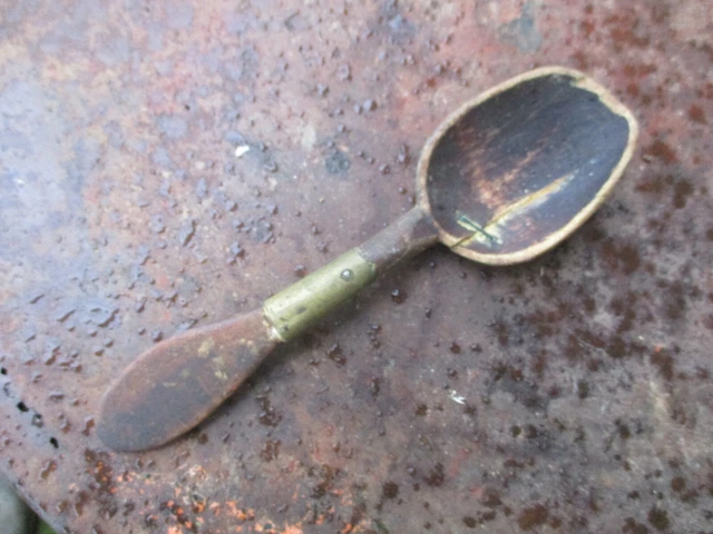 Cuillère en bois Afrique XXe Art populaire H6232 Marron