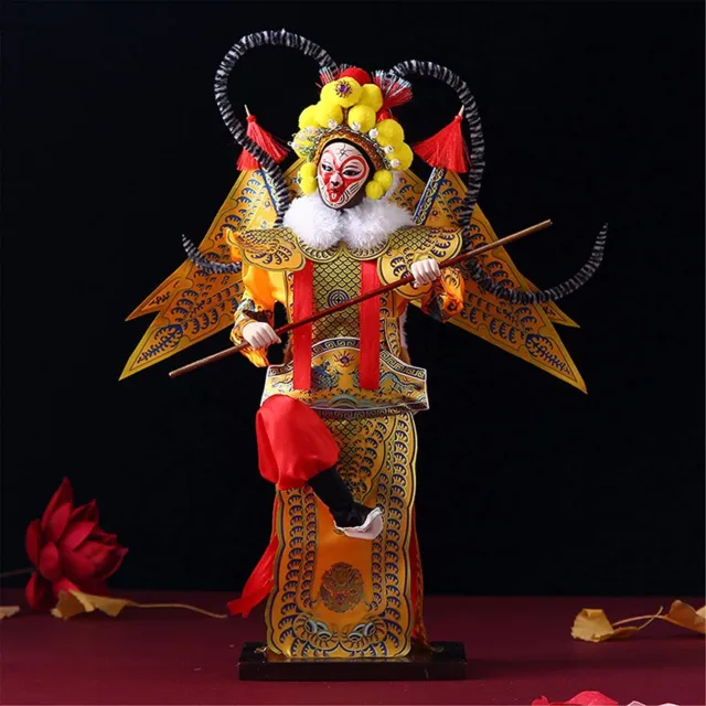 Chinese Beijing Opera Doll Mask Style Monkey King Mythology Figure Creative 2