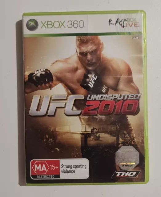 UFC Undisputed 2010 Microsoft Xbox 360 Game PAL Complete w Manual Free Postage