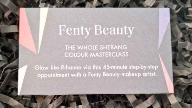Harvey Nichols Fenty Beauty Whole Shebang 45min Colour Masterclass Voucher