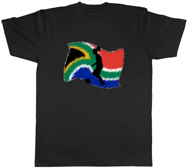 South Africa Flag Womens Football Mens Unisex T-Shirt Tee