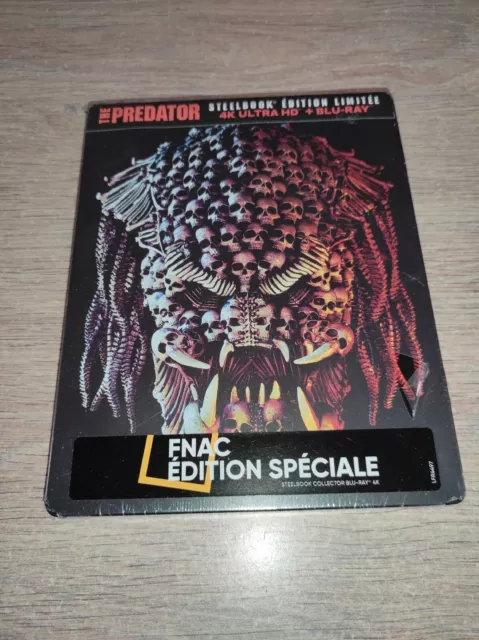 * Neuf Sous Blister Steelbook 4K  + Blu Ray The Predator Edition Speciale Fnac