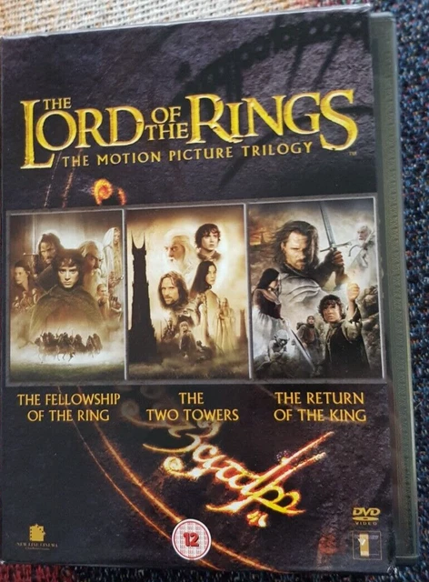 Lord Of The Rings The Motion Picture Trilogy Movie 6 DVDs Box Set Used UK 2005