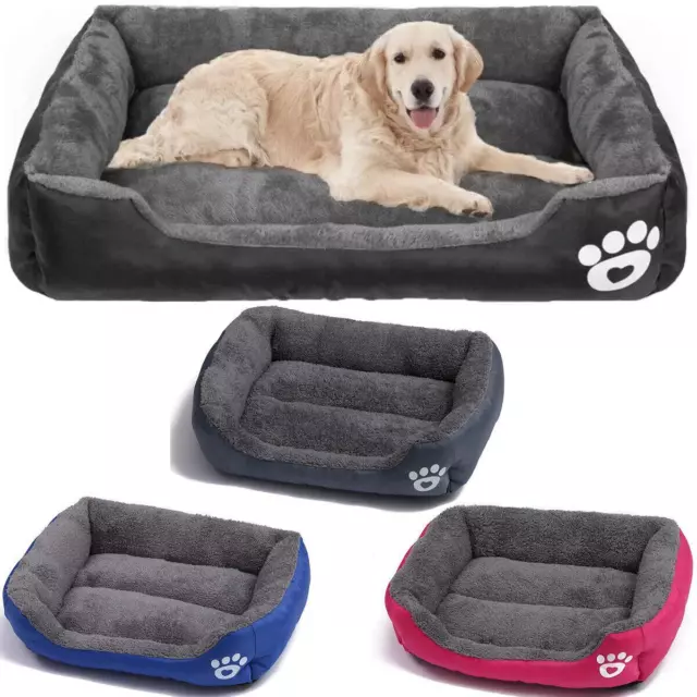 Dog Bed for Small Medium Large Pets Cat Puppy Bed Washable Soft Comfy Calming