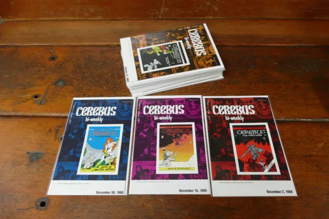 Cerebus Bi-Weekly #1-26 Comic Set Lot Full Run Dave Sim Vintage 1988/1989 VF/NM