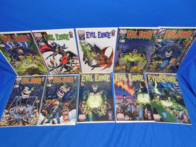 Chaos! Comics EVIL ERNIE #1 2 3 4 5 6 7 8 9 10 Full 1-10 Run 1998 Lady Death