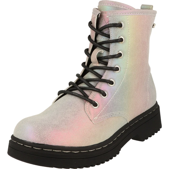 Indigo Fille Chaussures Tex Hiver Bottes Fourrées à Lacets 452-188 Rose Reißv