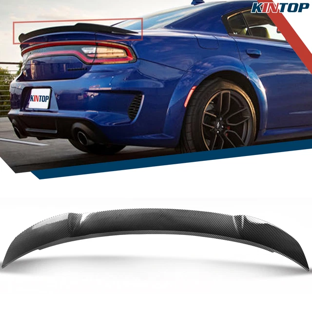 REAR TRUNK SPOILER Wing for 20112022 Dodge Charger Carbon Fiber