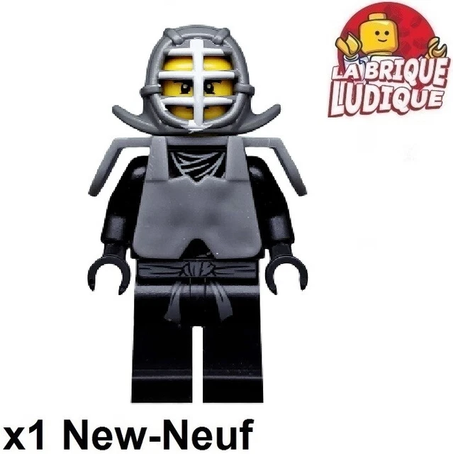 LEGO FIGURA MINIFIG ninjago Cole Ninja Negro Kendo Samurai njo041