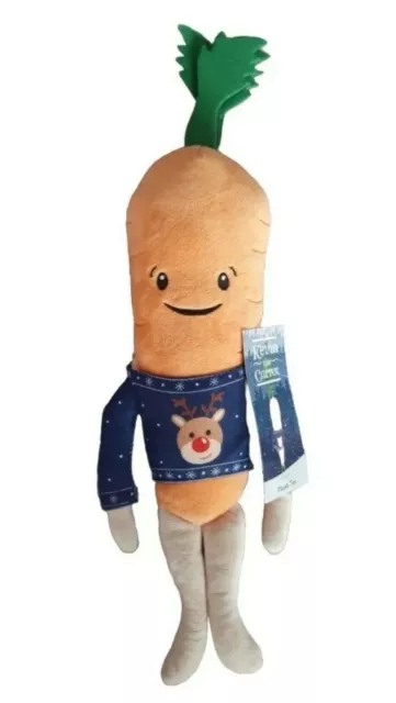 Aldi Official Kevin The Carrot 2018 BNWT Soft Toy Christmas Jumper FAST POSTAGE