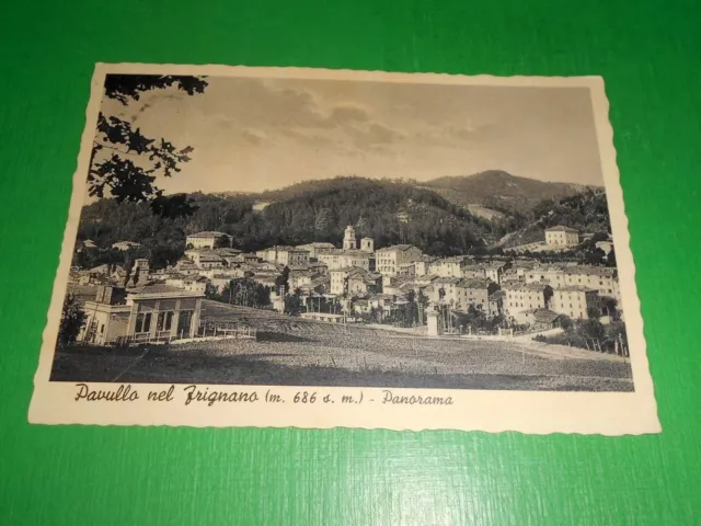 Cartolina Pavullo nel Frignano - Panorama 1937