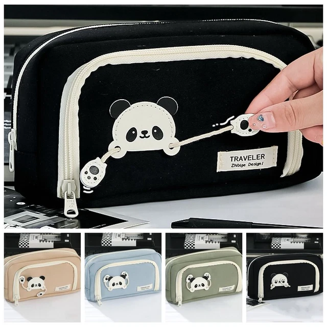Large Capacity Aesthetic Pencil Bag Desktop Storage Pen Case Organizer  Student
