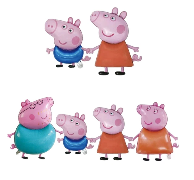 Peppa Pig & George Familien-Folienballon - Groß Für Kindergeburtstag & Partys Peppa Pig & George Familien-Folienballon - Groß Für Kindergeburtstag & Partys
