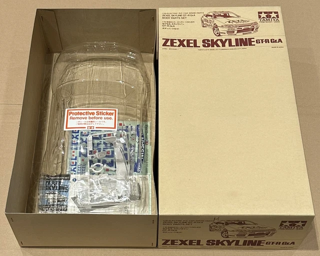 Zexal R32 VINTAGE TAMIYA ZEXEL Skyline GT-R R32 GR.A Body Parts Set 50431 RARE ...