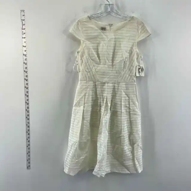 NWT Anne Klein White Midi A-Line Dress Size 2 Women's Clothing