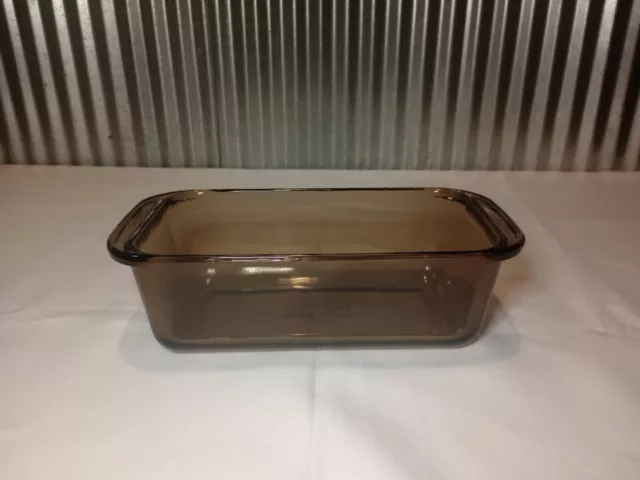 Vintage Pyrex Corning, N.Y. 213 Amber Glass Bread Meat Loaf Baking Pan 22x11x6cm