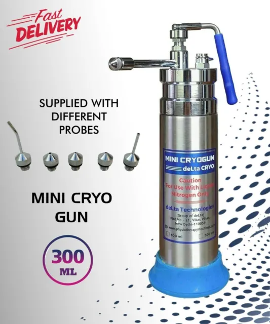 Prof 300 ml Mini Cryo can for dermatology, Liquid Nitrogen Cryo Spray empty can