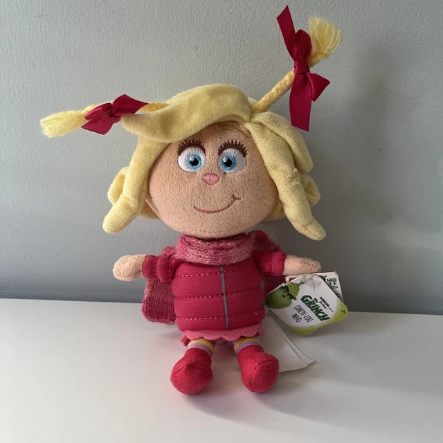 DR. SEUSS THE Grinch 7" Cindy Lou Who Plush Doll Illumination 2018 With
