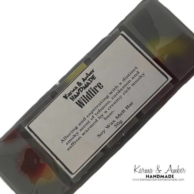 -Wildfire- Snap Bar Wax Melts, Highly Scented, Soy Wax