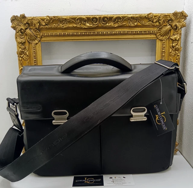 PIQUADRO CARTELLA da LAVORO LINEA CLASSICA BORSA MESSENGER con vano PORTA PC