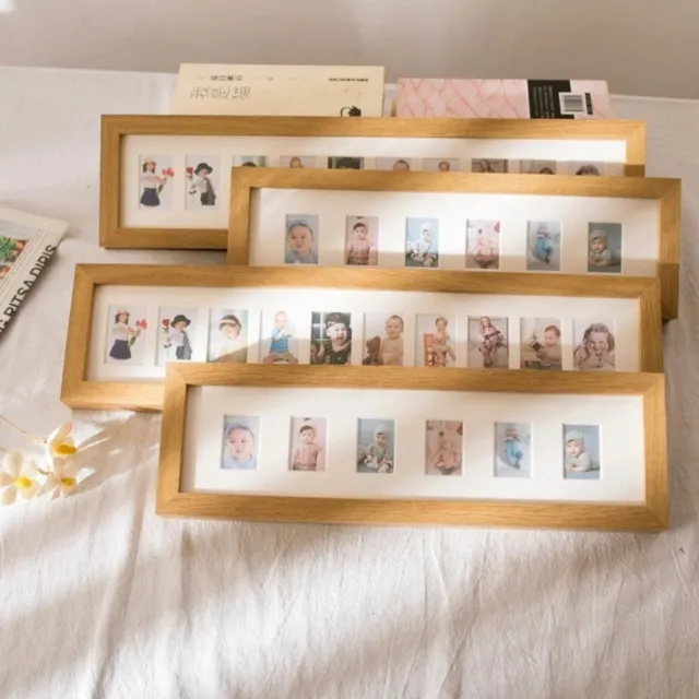 Baby Growth Photo Album Frame Mini 2 Inch 6 /10 Holes Picture Frames Gift