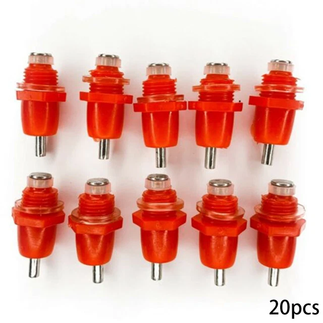 Plastic Drinking Well Accessories 20PCS Chicken Drinker Chicken Water New