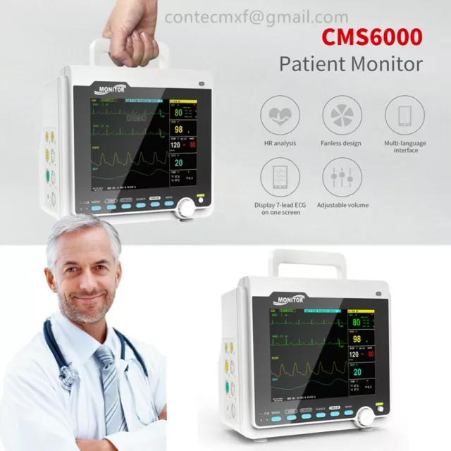 CMS6000 ICU Patientenmonitor 6 Multi Parameter Vital Signs Monitor CONTEC