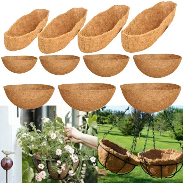✅1* - Wall-mounted Coco Liner Natural Coconut Flower Basket Replacement Liner✅