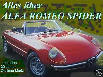 Oldtimer Markt/Praxis/MK kpl.zum: Alfa Romeo Spider/Rundheck/Fastback/ 2 Hefte!