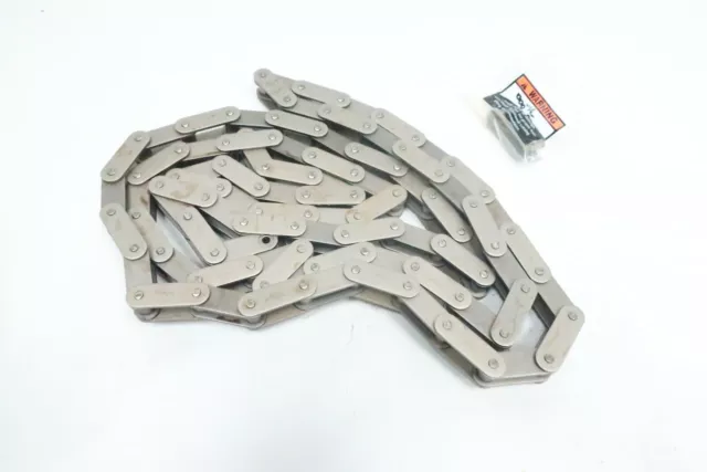 Rexnord C2065HLJ RIV Link-belt Single Roller Chain 10ft 1-1/2in