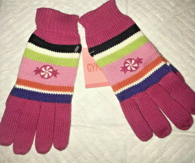 NWT Gymboree candy shoppe shop mittens gloves 8 and up christmas hanukkah girls